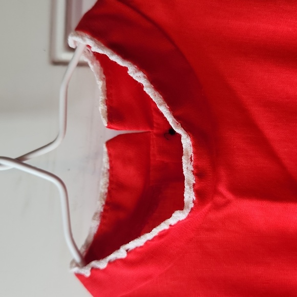 Vintage Polly Flinders Dress Color Red - Picture 4 of 7